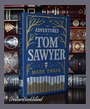 Adventures of Tom Sawyer by Mark Twain New Leather Bound Collectible Edition