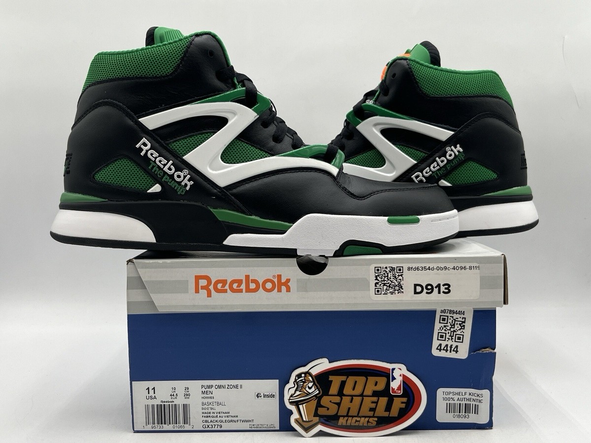 DS NEW REEBOK OMNI ZONE 2 PUMP CELTICS SIZE 11 DEE BROWN Authentic