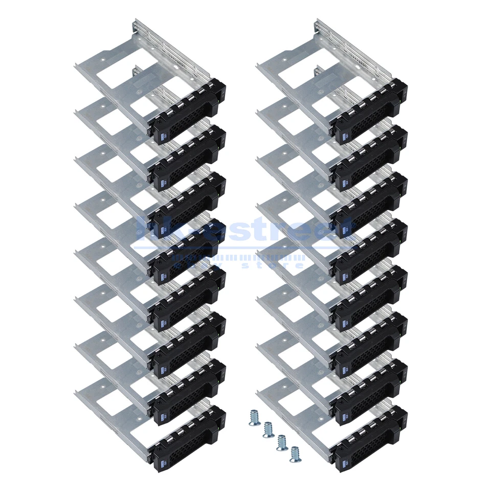 16X A3C40152045 LFF 3.5" HDD Caddy Tray For Fujitsu RX2530 RX2540 M1 M2 M3 M4 M5 - Image 3 of 4