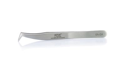 Eyelash Extensions Vetus Strong Curved Tweezers 6A-SA for Volume Lashes