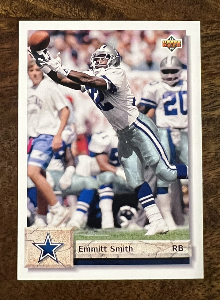 Emmitt Smith Dallas Cowboys 1992 Upper Deck Football Card #254 | eBay