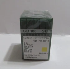 100 GROZ- BECKERT Sewing Machine Needles 10Nm 110/18, B27, SY 6120, MY 1023