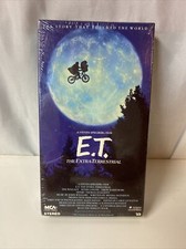 E.T. The Extra Terrestrial VHS Tape Green/Black MCA HOME VIDEO Factory Sealed