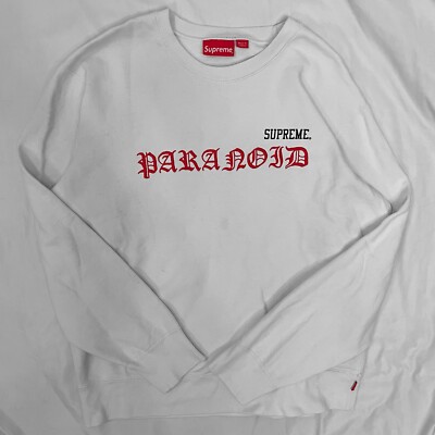 トップス SUPREME Black Sabbath Paranoid Crewneck SS16 Supreme x Black Sabbath Paranoid Crewneck size L
