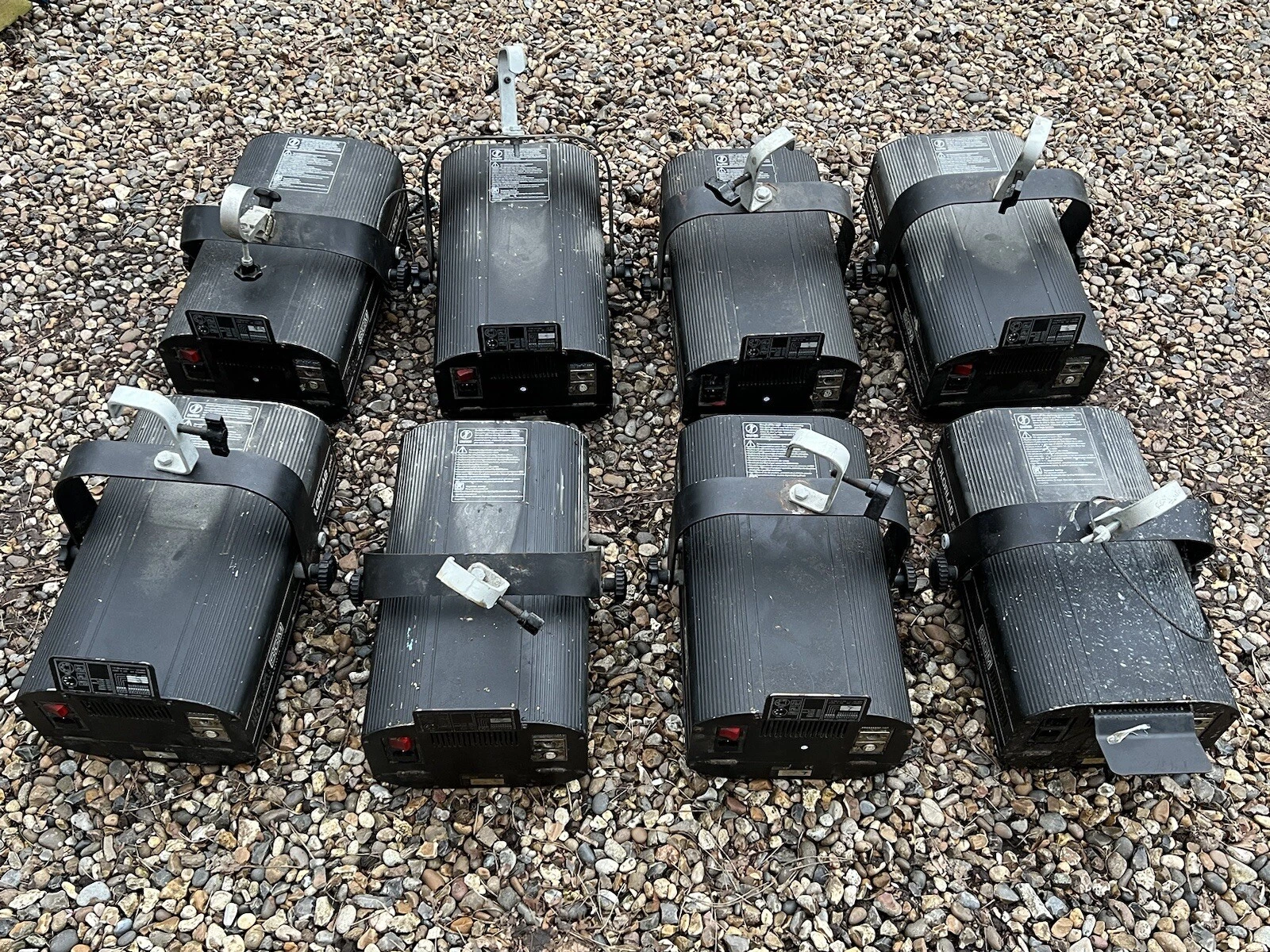 8 SGM Colorlab 250 DJ Club Disco Lights - 4 Working 4 Untested 2