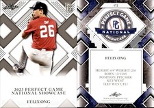 FORD THOMPSON Rookie 2023 Leaf Perfect Game National Showcase RC #173