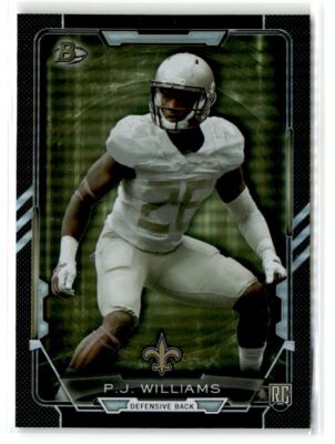 Williams New Orleans Saints 2015 Bowman Rookies Rainbow Black #4