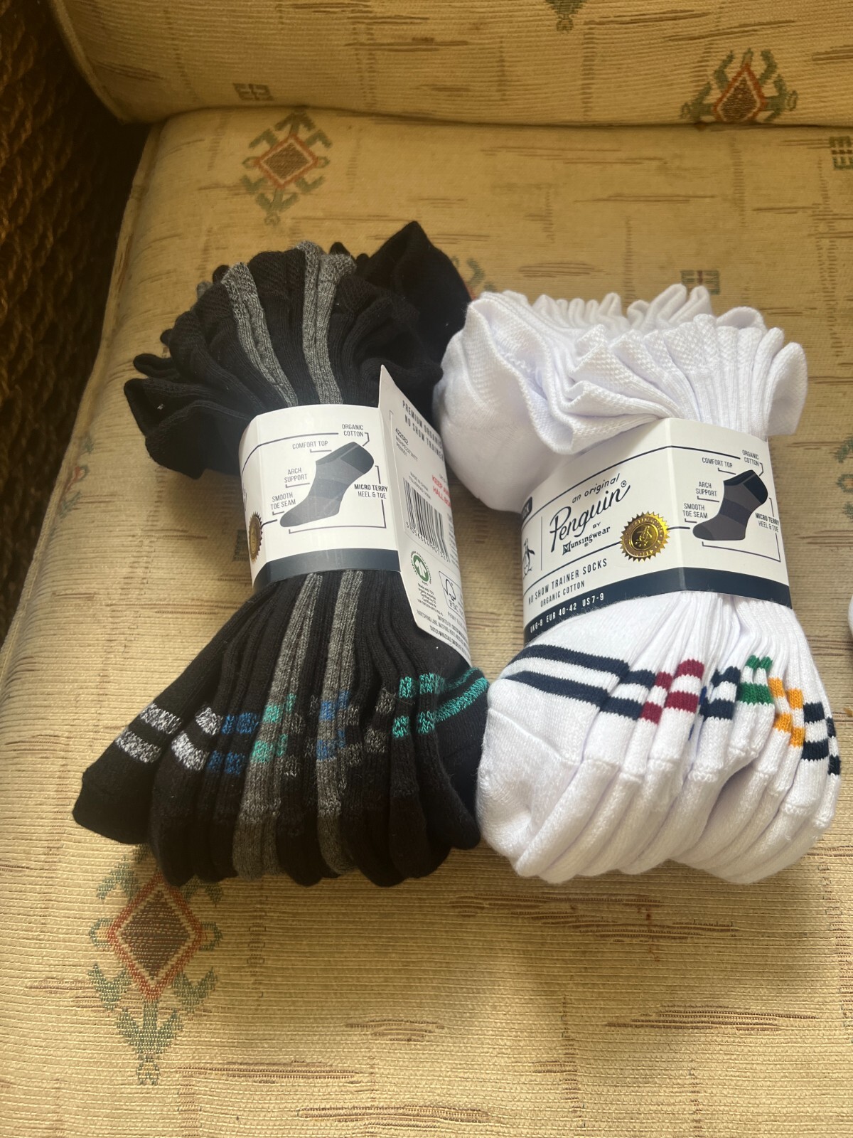 Original Penguin Mens No show Trainer socks 7 pack eBay