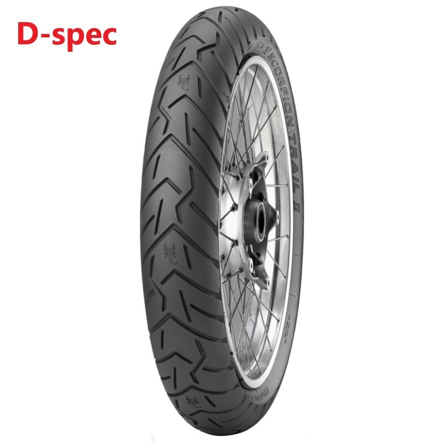 90/10 ADV Tyre PIRELLI Scorpion Trail 2 120/70 ZR19 60W TL Front D-Spec