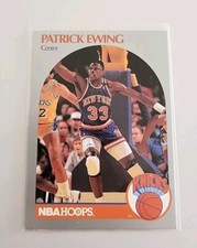 PATRICK EWING NBA CARD HOOPS 1990-91 # 203 NE...