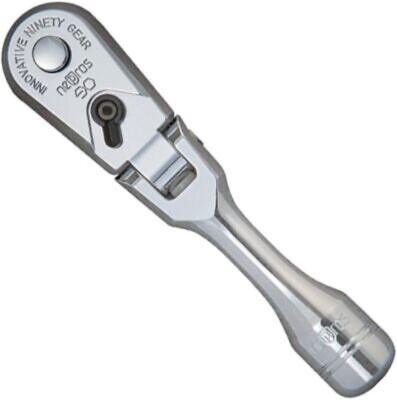 KTC Nepros NBR290FS 6.3sq. Short Flex Ratchet Handle made in Japan