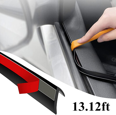 Fit Honda 13ft V-Shape Car Side Window Trims Edge Moulding Rubber Sealing Strip