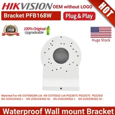 Waterproof Wall Mount Bracket For Turret 5MP 8MP IP Camera oem DS-2CD1383G2-LIUF
