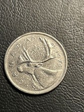 Coin, 1976  Canada  25 Cents Elizabeth Dg Regina