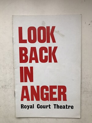LOOK BACK IN ANGER  Theatre programme JANE ASHER MARTIN SHAW