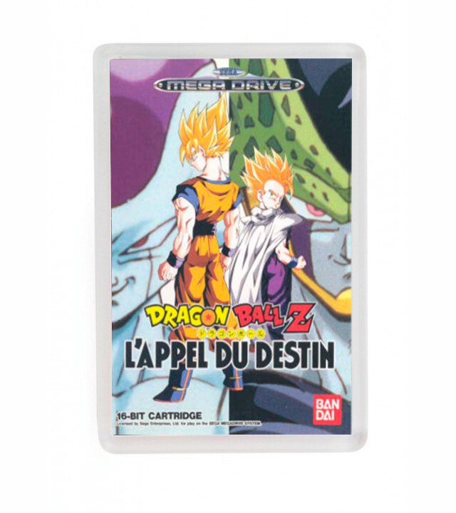 DRAGON BALL Z SEGA MEGADRIVE FRIDGE MAGNET IMAN NEVERA