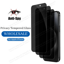 Lot For iPhone 17 16 15 14 13 12 11 Pro Privacy Tempered Glass Screen Protector