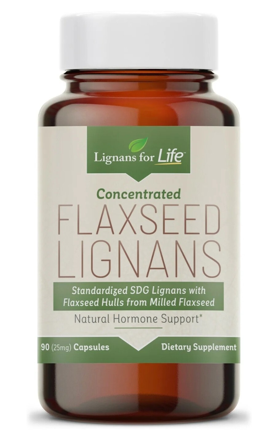 Concentrated Flaxseed Lignan 25mg 90 Cap SDG lignan With Organic