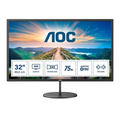 AOC Q32V4 81.3 cm (32 Zoll) LED-Monitor QHD 75 Hz IPS Office Bildschirm