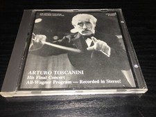 ARTURO TOSCANINI HIS FINAL CONCERT ALL WAGNER PROGRAM CD 1984 MADE JAPAN