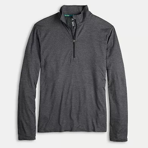 my Tek Gear Men's Black Heather Soft Tek 1/4 Zip Pullover (MT33A004RZ