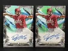 2023 Topps Inception MLB Reds RC Graham Ashcroft On-Card Auto Lot /75 /125
