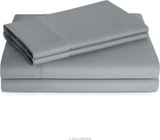 Linenspa 600 Thread Count Ultra Soft, Deep Pocket Cotton Blend Sheet Set