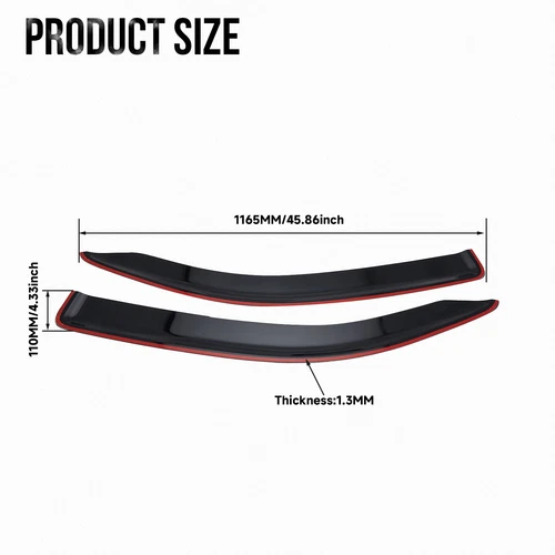 Weather Shield Window Visors Weathershields Injection for Toyota Hiace 2019-2024 - Picture 12 of 12