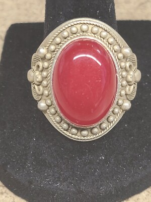 Red Jade Rigs Rings - Chinese Red Jade