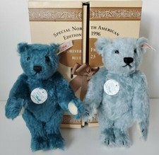 STEIFF Teddy Bears Forever Friends Blue 23 Limited Edition Set Mohair Vintage