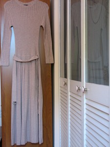 j crew belted sweater dress