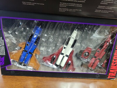 Transformers Platinum Edition Seeker Squadron Damaged Box Missing All Accesories