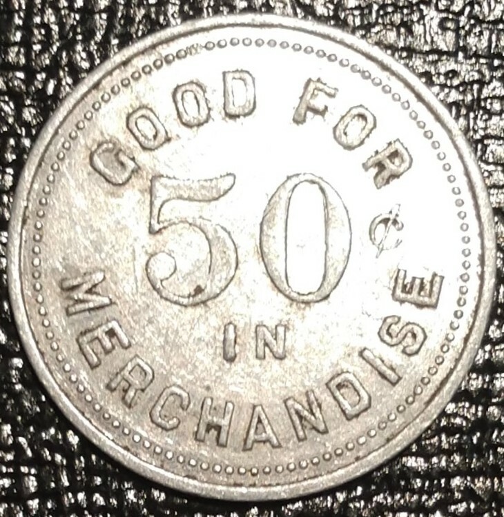 K&K CO. LARGEST GENERAL STORE PARKSTON SD GOOD FOR TOKEN SOUTH DAKOTA