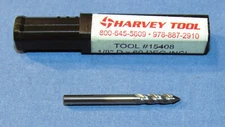 HARVEY TOOL Carbide drill mill 1/8 dia. x 60 deg UN coated 4 Flute