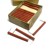 Carbon Film Resistor Non Inductive 20kV HV High Voltage 2W / 510K - 1G Ohm USSR