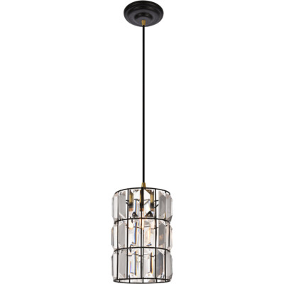 OIL RUBBED BRONZE KITCHEN BEDROOM DINING LIVING ROOM CRYSTAL PENDANT 1 LIGHT 13''