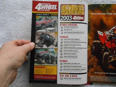 PETERSEN'S 4 WHEEL & OFF-ROAD Magazine-NOVEMBER,2003-ULTIMATE