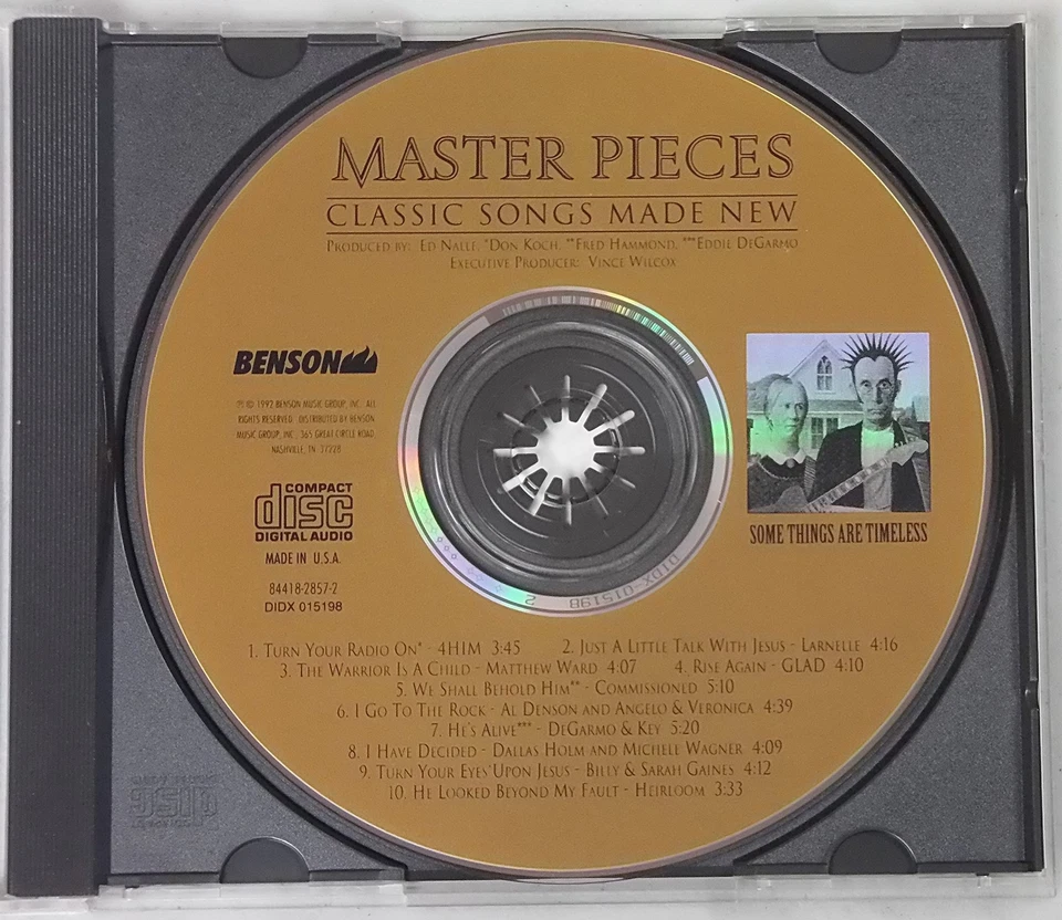 Master Pieces Classic Songs Made New Audio CD NEW - Image 3 of 4