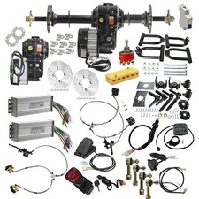 Front Drive Shaft Axle Kit 30" Axle Differential 1000w Motor Swingarm DIY ATV