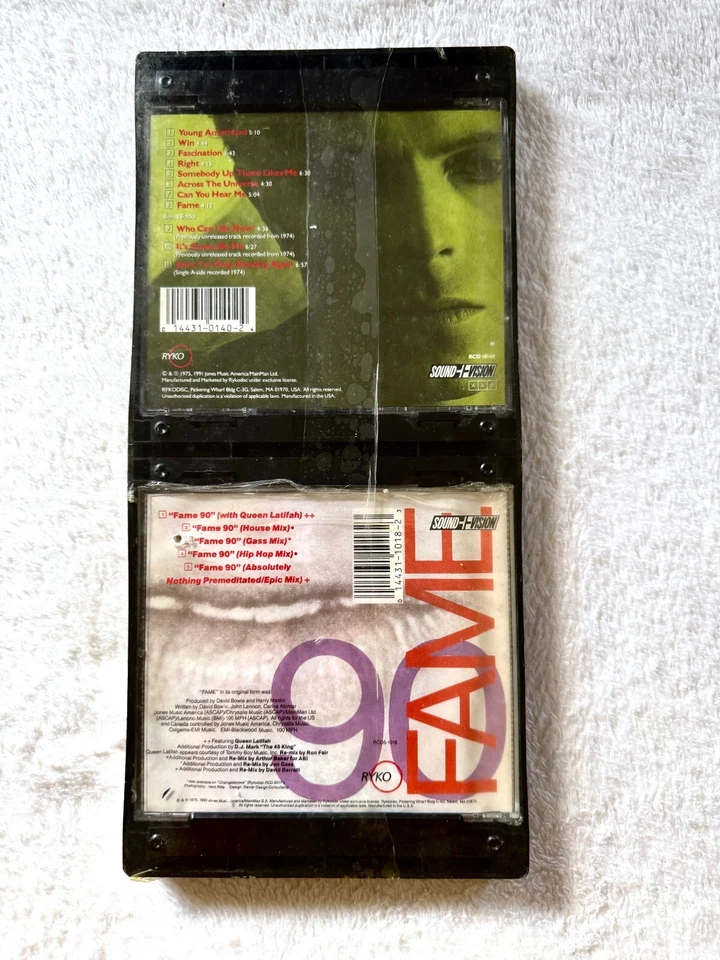 DAVID BOWIE SEALED FAME ALBUM & REMIX SINGLE 2 CD LONGBOX PROMO YOUNG AMERICANS - Image 4 of 4