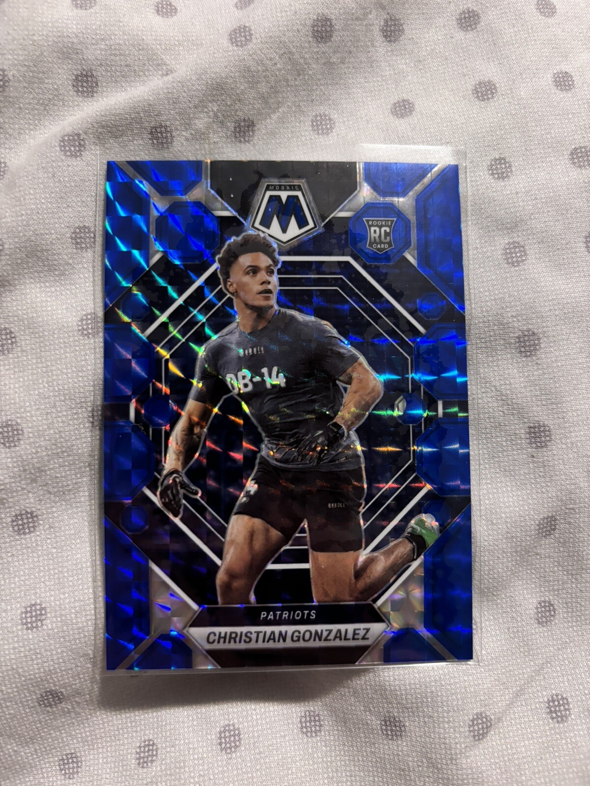 2023 Panini Mosaic Reactive Blue Prizm Christian Gonzalez #300 RC /99