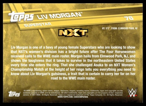 2017 Topps WWE base, bronze and serial num - Complete your set - you pick - pyc - Picture 150 of 260