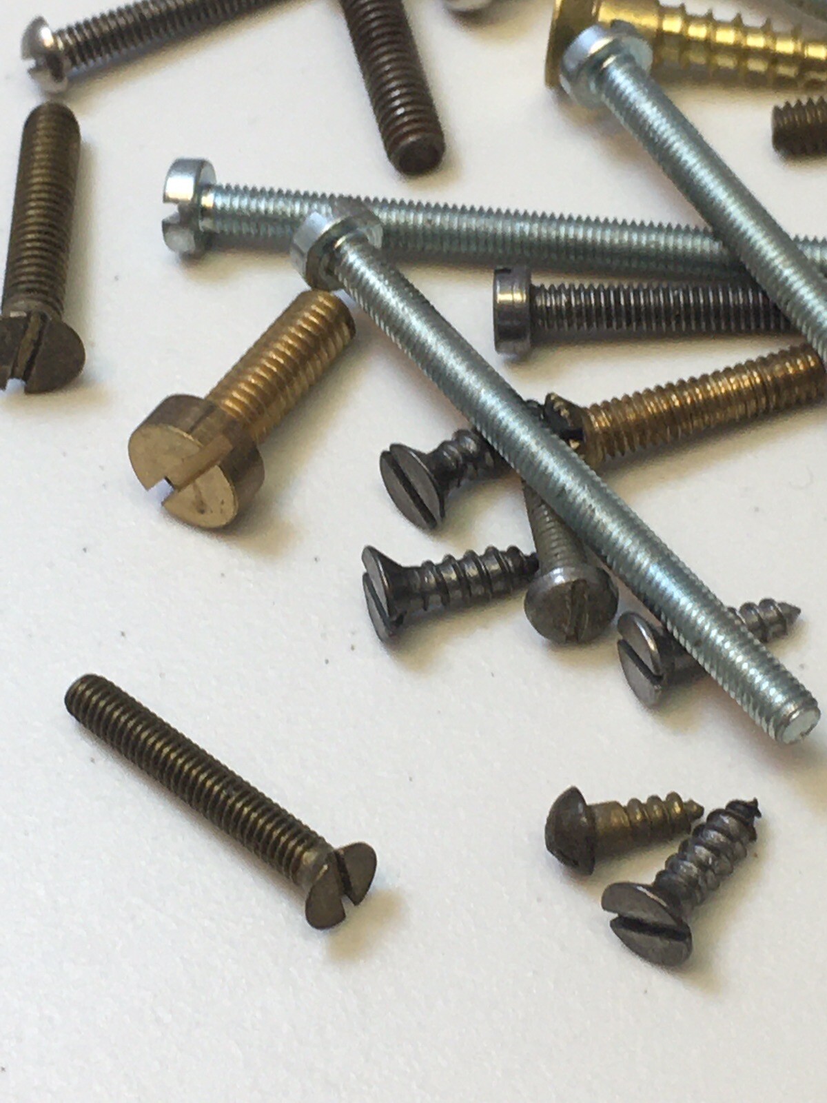 Clockmakers Useful Assortment Brass & Steel Screws eBay