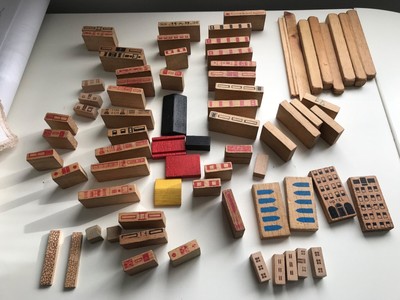 Lot of antique Vintage wood toy building blocks for HOUSES, etc. 70+ | eBay