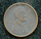 Genuine "Key Date" 1909-S Lincoln Wheat Cent 1c -  Fine Details w/ Discoloration