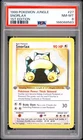 1999 POKEMON JUNGLE 1ST EDITION #27 SNORLAX PSA 8