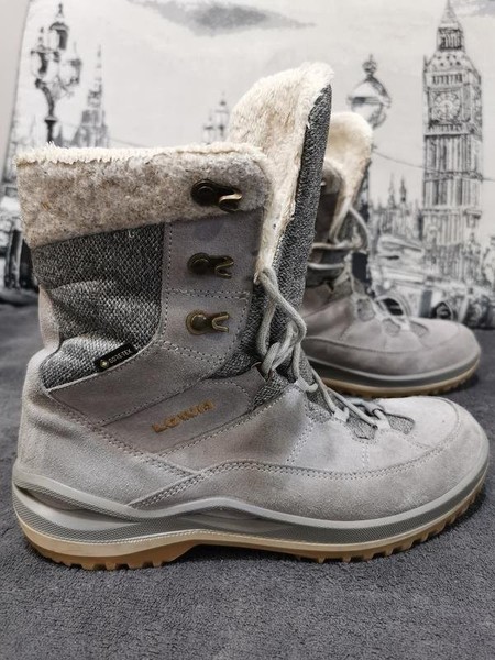 Women Lowa Boots Grey Suede 39 #MDWU