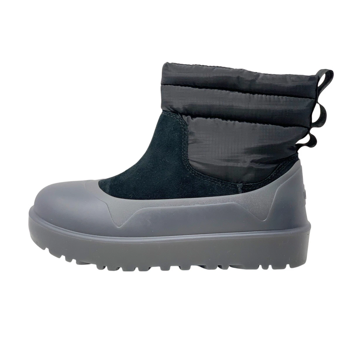UGG Rain Boots Mens Size 9 Black Matte Rubber Tall Waterproof Excellent UGG Shaye Tall Rain Boot– On The EDGE main image 4