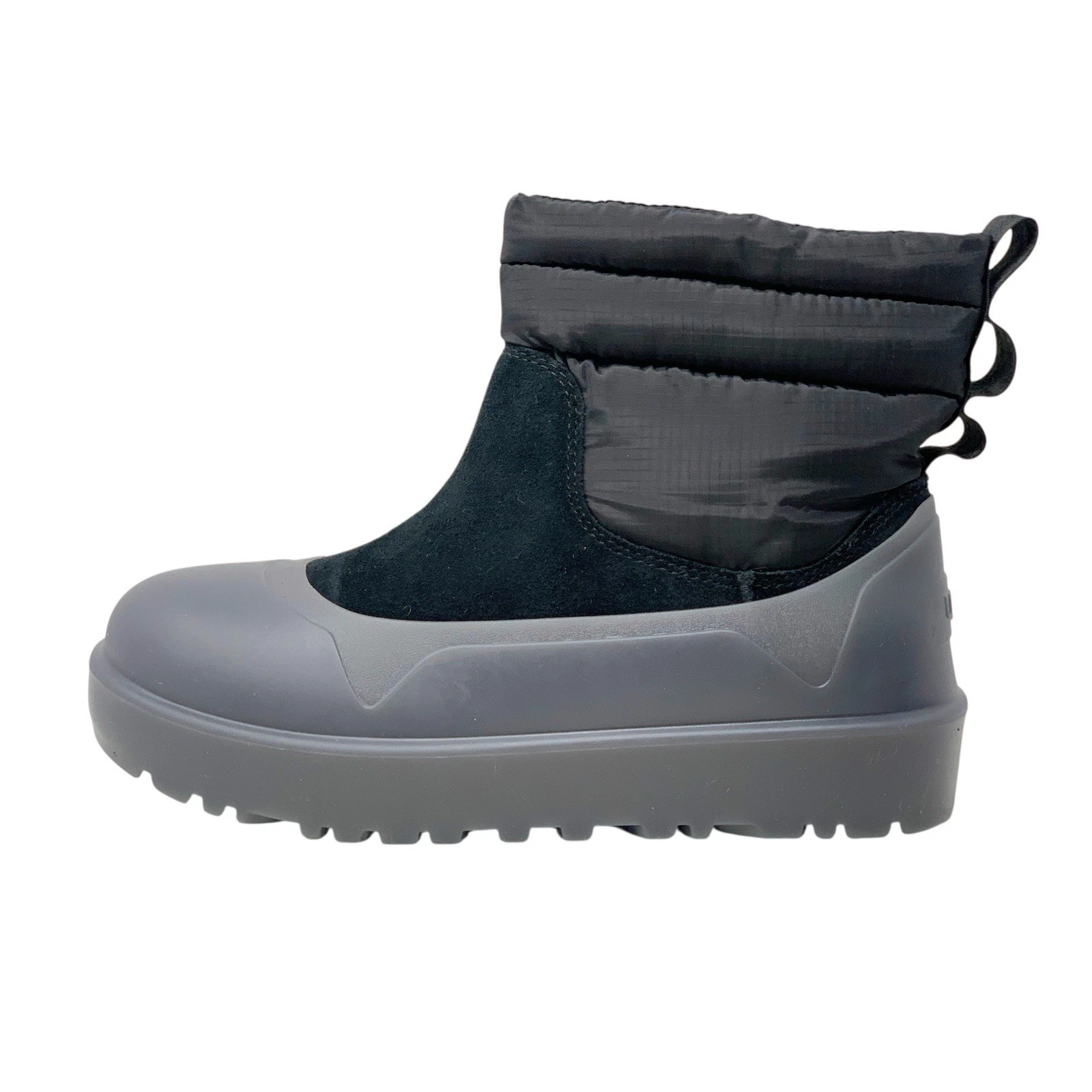 UGG Classic Mini Mod Black Winter Boots, Size 8 NWOB 1158231