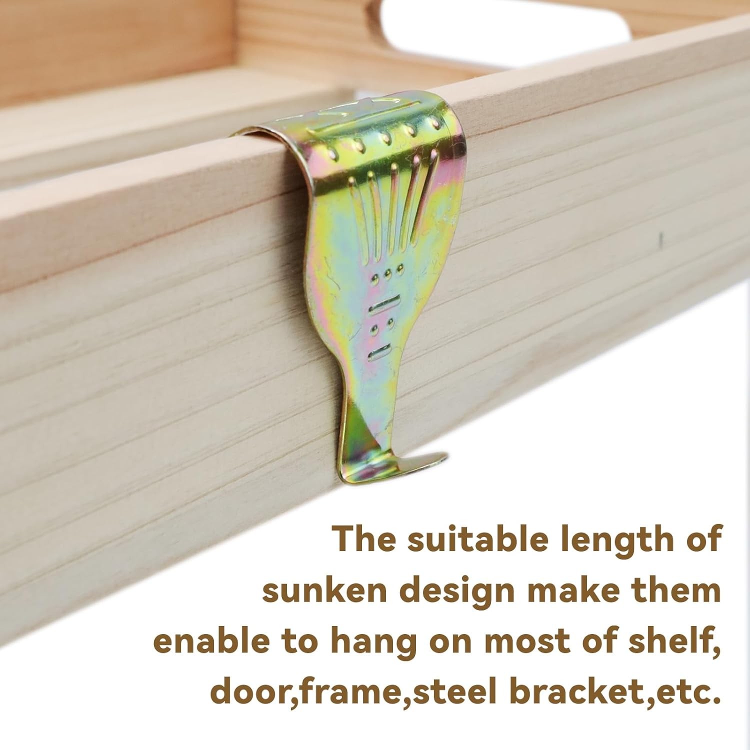 MY MIRONEY Metal Picture Rail Hooks Colorful Photo Frame Hangers 30 Pack